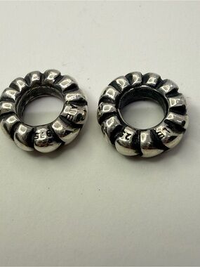 Pandora Heart Row Spacer Charm 790204 Sterling Silver 925 ALE